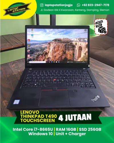 T490 TOUCHSCREEN laptop second Jogja